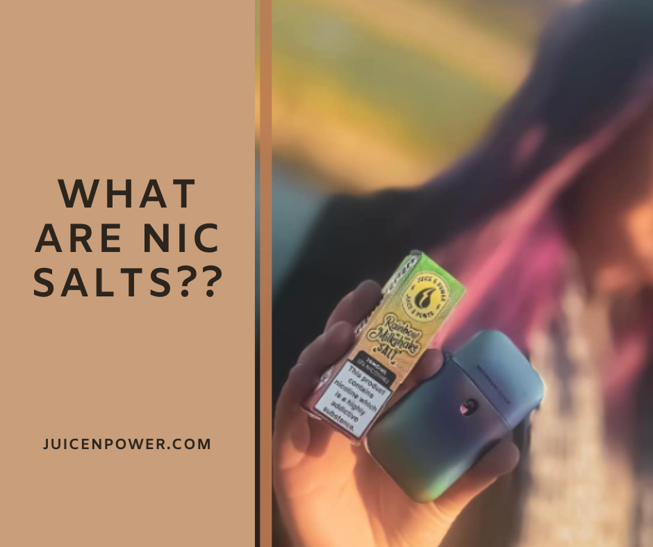 A blog post explaining what are nic salts